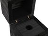 2-er SET aufklappbare LED Tischleuchten aus Holz Schwarz, Höhe 16cm Bild 5