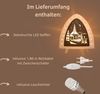 Weigla Lichterbogen LED Seiffen, Dekolampe aus Holz, NATUR-BRAUN, Made in Germany (1-tlg), Erzgebirge garantiert, Weihnachtsdeko Innen, Weihnachtsbeleuchtung Bild 2