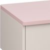 Kindernachttisch Sandnes 31x38x30 cm Weiß/Rosa [en. casa] Bild 5