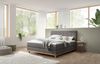 Estela Boxspringbett grau Eiche MassivholzPolyester/Polyamid/Viskose 214cm x 143cm x 115cm Bild 2