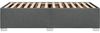 vidaXL Bettgestell ohne Matratze Dunkelgrau 90x200 cm Stoff 3284444 Bild 5