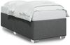 vidaXL Bettgestell ohne Matratze Dunkelgrau 90x200 cm Stoff 3284444 Bild 2