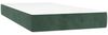 vidaXL Boxspringbett mit Matratze Dunkelgrün 90x200 cm Samt 3137704 Bild 5