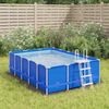 vidaXL Pool-Bodentuch Hellgrau 300x220 cm Polyester Geotextil 94231 Bild 1