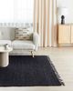 Teppich Jute schwarz 200 x 300 cm Kurzflor SINANKOY Bild 3