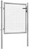 vidaXL Gartentor verzinkter Stahl 100 x 75 cm Silber 144755 Bild 2