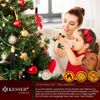KESSER® Weihnachtsbaumkerzen 20 LED Inkl. Batterien Kabellos - Warmweiß - mit Fernbedienung Funk - Timerfunktion - Flackern - Dimmbar Weihnachtskerzen Christbaumkerzen Befestigungsklammern Kerzen Schwarz, 30 LED's Bild 5