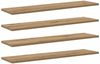 vidaXL Regalbrett 4 pcs Braun 80 x 20 x 1,5 cm Holzwerkstoff 875058 Bild 2