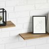 vidaXL Regalbrett 4 pcs Braun 80 x 20 x 1,5 cm Holzwerkstoff 875058 Bild 4