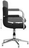 vidaXL Esszimmerstuhl Drehbar Schwarz Stoff 3088068 Bild 5