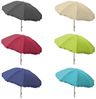 Marabellas Shop Sonnenschirm Strandschirm knickbar ca. 160 cm aus Polyester mit UV-Schutz und Mast, höhenverstellbar Bild 2
