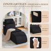 LVHOM Relaxsessel Ergonomisches Design, Lesesessel mit verstellbarer Kopfkissen und Sitzkissen, Fernsehsessel mit Seitentasche, Cord Bezug, bis 200kg belastbar Bild 4