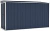 vidaXL Anbauschuppen Anthrazit 118x288x178 cm Verzinkter Stahl 316227 Bild 2