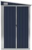 vidaXL Anbauschuppen Anthrazit 118x288x178 cm Verzinkter Stahl 316227 Bild 3