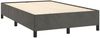vidaXL Boxspringbett mit Matratze Dunkelgrau 120x190 cm Samt 3270014 Bild 4