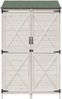 vidaXL Gartenschuppen Weiß 106 x 56 x 176,5 cm Massivholz aus Fichte 42033481 Bild 5