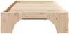 vidaXL Bettrahmen Natur 90 x 200 cm Massives Kiefernholz 872962 Bild 5