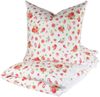 Trautesheim Bettwsche-Set ROSA ROT Rosen-Bettwsche in 135 x 200 cm und 80 x 80 cm Bild 2