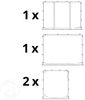 3x4,5 m Faltpavillon, PROFESSIONAL Alu 40mm, feuersicher, Seitenteile ohne Fenster, weiß Bild 3
