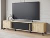 TV-Lowboard Hailea 183 (Farbe: Artisan Eiche / Schwarzer Graphit + Artisan Eiche) Bild 2