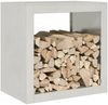 vidaXL Brennholzregal 60x40x60 cm Edelstahl 851007 Bild 3