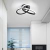 oyajia Deckenleuchte LED Kleeblatt Deckenleuchte 30W 3000LM, Schwarz Dimmbar Deckenlampe, LED fest integriert, für Wohnzimmer Schlafzimmer Flur Küche Balkon, Durchmesser 25cm Bild 4