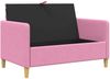vidaXL Sofa mit Stauraum Rosa 122 x 78 x 87 cm Polyester 42036903 Bild 4