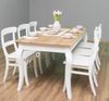 Landhausstil Essgruppe weiß - 6 Personen Set Bild 2