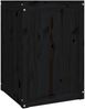 vidaXL Wäschetruhe Schwarz 44x44x66 cm Massivholz Kiefer 823568 Bild 5