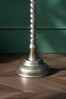 FineBuy Beistelltisch Aluminium 28cm - Kleiner runder Anstelltisch aus Metall silber - Design Wohnzimmertisch - Dekotisch - Couchtisch - Metalltisch Handmade pflegeleicht Bild 5