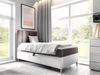 Boxspringbett Chapeni 'Junior 1' rosa 100x200 cm Links Bild 2