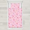 MTOnlinehandel Kinderbettwäsche Peppa Pig 100x135 + 40x60 cm, 100 % Baumwolle, 2 teilig, Babybettwäsche, Wende-Motiv mit Peppa Wutz, Schmetterling, rosa Bild 3