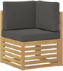vidaXL Outdoor-Sofagarnitur 7 pcs Weiß und Anthrazit 3392177 Bild 4