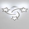 Osairous LED-Deckenleuchte, kreative Sternformen Lampe Wohnzimmer, 38W 3420LM Deckenlampe, 6500K kaltweißes Licht Schlafzimmer Kronleuchter, Wohnzimmer Deckenleuchte Bild 1