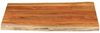 vidaXL Tischplatte 100x80x3,8cm Rechteckig Massivholz Akazie Baumkante 370652 Bild 3