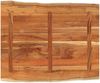 vidaXL Tischplatte 100x80x3,8cm Rechteckig Massivholz Akazie Baumkante 370652 Bild 5