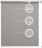 Lichtblick Sonnenschutzsysteme GmbH Bluetooth-Rollo Mailand 95 cm x 190 cm (BxL) Taupe Tageslicht; Klemm- und schraubbar; Motor per App oder manuell steuerbar Bild 3