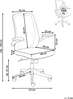 Bürostuhl OVERLORD Hellblau Bild 2