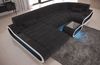 Stoff Wohnlandschaft Concept U Form - Strukturstoff - schwarzgrau-weiß - Links Bild 3