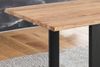 Baumkante Esstisch Sheesham naturbelassen 180 x 90 schwarz MAREK 76396973 Bild 4