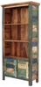 Bücherregal Retro 90x180x35 aus recyceltem indischen Mango-Massivholz Bild 3