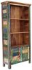 Bücherregal Retro 90x180x35 aus recyceltem indischen Mango-Massivholz Bild 2