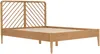 Vente-unique - LERIAKI Bett Holz, PlatteHolz, Platte Beige - B 199,3 cm x H 110 cm x L 147 cm Bild 2