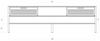 Lowboard TV-Schrank SAGA Buche massiv 204x64x46 cm Bild 3