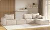 Polsterhocker Modul SANDE Stoff Raven Creme Bild 4