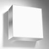 Wandleuchte, Grau, PVC, Stahl, eckig, L 25 cm Bild 4