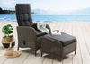 Destiny Gartensessel PALMA CASA (Set), Aluminium, Polyrattan, inkl. Fußhocker und Auflagen Bild 2
