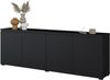 OTTO home Sideboard Modo, Breite 200 cm, moderne grifflose Kommode 4Türen, Anrichte mit viel Stauraum, Einlegeböden verstellbar Bild 2
