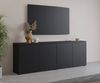 OTTO home Sideboard Modo, Breite 200 cm, moderne grifflose Kommode 4Türen, Anrichte mit viel Stauraum, Einlegeböden verstellbar Bild 3