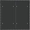 vidaXL Gartensofa-set 11 pcs Schwarz Poly-Rattan 3434359 Bild 5